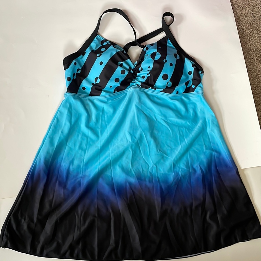 Flowy swim tankini